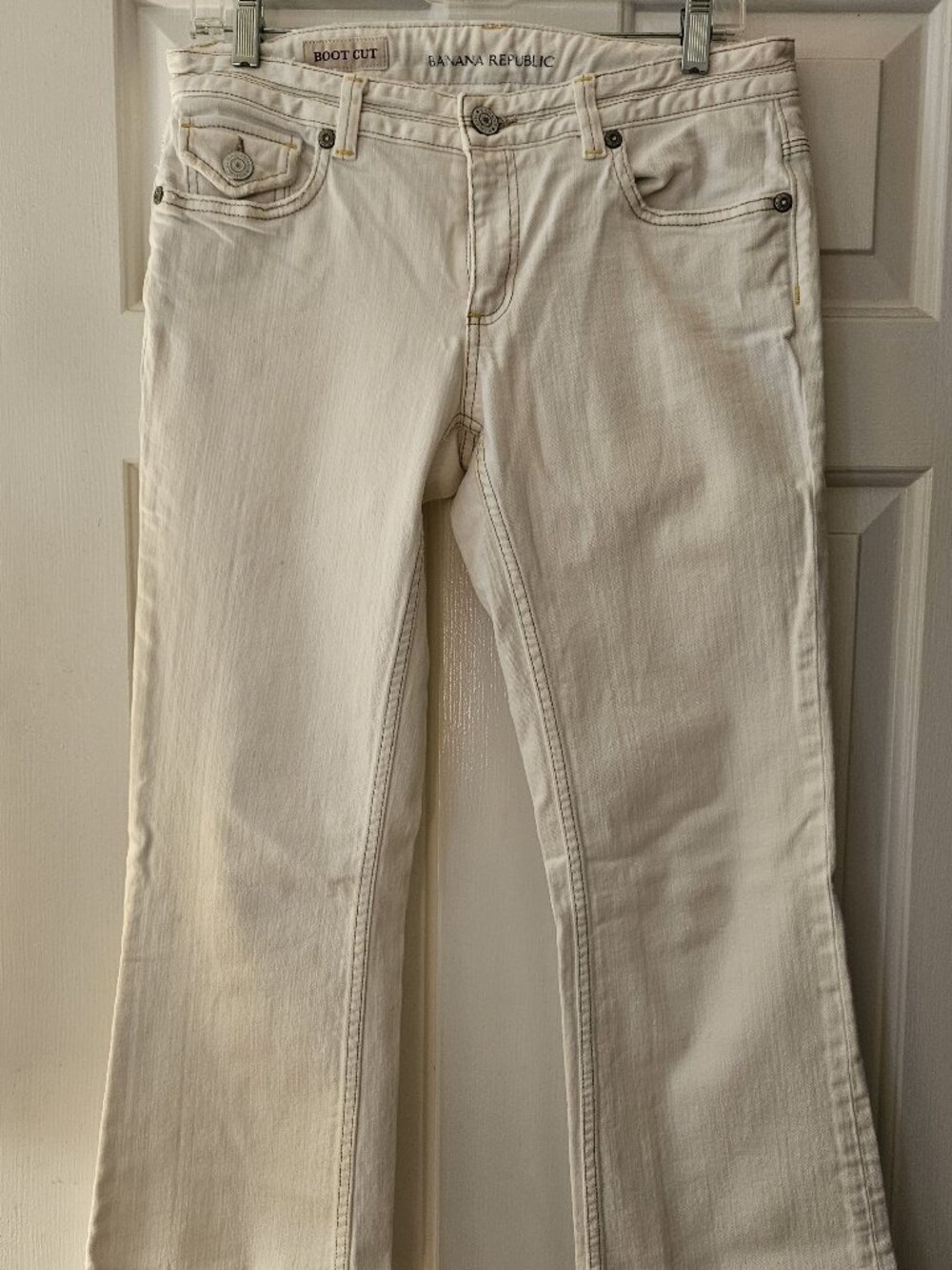 Vintage Banana Republic White Jeans